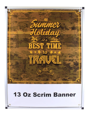 13 Oz Scrim Banner Matte